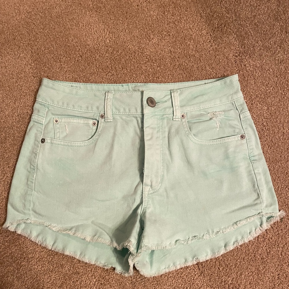 American Eagle light green denim shorts!